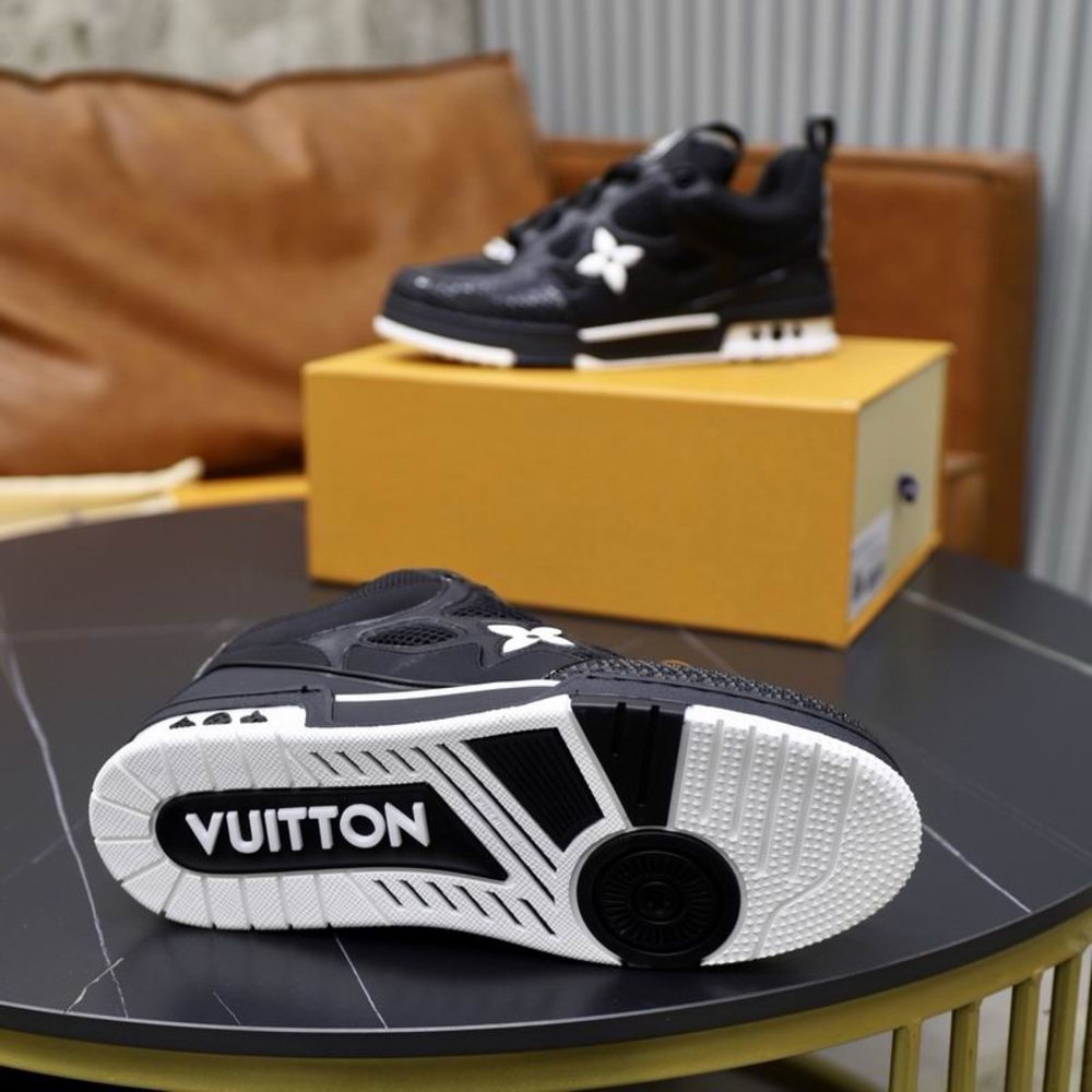 Black Louis Vuitton LV Skates Size 10US - Picture 2 of 4